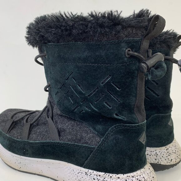 Sperry Women’ Seas Submariner Leather and Wool Faux Shearling Lined Boots Sz 8.5 - Picture 5 of 9